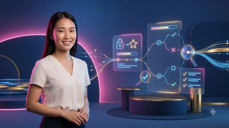 Biểu tượng khiên bảo vệ và tài liệu điều kiện minh bạch trong bối cảnh nền tối sang trọng